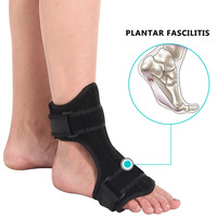 Attelle de cheville réglable, attelle orthopédique pour pied tombant, attelle de nuit pour fasciite plantaire