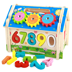 Montessoei multifunción <span class=keywords><strong>de</strong></span> madera, casa <span class=keywords><strong>de</strong></span> <span class=keywords><strong>juguete</strong></span> para niños - Product Image 1