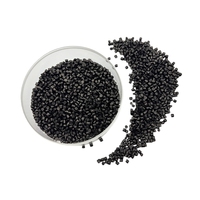 Masterbatch plastique vierge recyclé pp pe abs pet pla, couleur noir et blanc