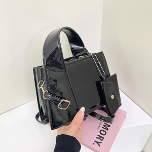 Bolso de Moda para Mujer, Nueva Colección de Primavera, Bolsos de Hombro Brillantes para Mujer, Bolso Bandolera, Bolso de Mano Cuadrado Pequeño - Product Image 1