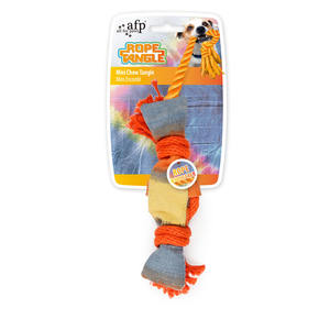 All-For-Paws arapsaçı çoklu şekil yıkılmaz Squeak halat peluş köpek çiğneme oyuncakları agresif Chewers için - Product Image 4