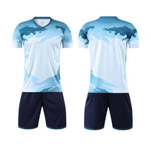 Nouveaux Maillots de Football Personnalisés 2026 pour Équipes de Club avec Nom et Numéro Thermocollés, Ensemble Respirant à Manches Courtes pour l'Entraînement et les Matchs - Product Image 4