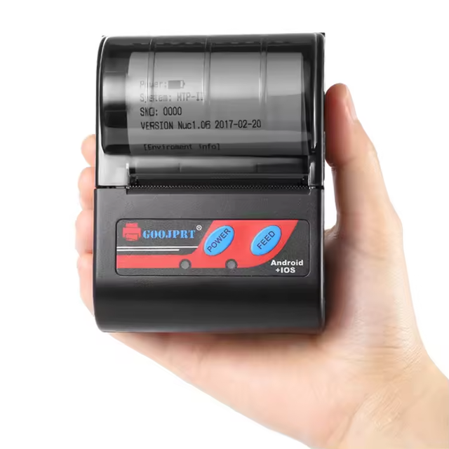 58 mm Mini Portable Thermal Printer 2 Inch BT Mobile Printer with SDK for IOS Android