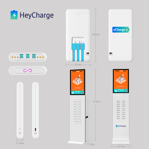 20 Khe Cắm Thẻ Tầng-Đứng Cảm Ứng Hiển Thị Điện Thoại Di Động Cung Cấp Điện Chia sẻ Trạm Sạc Cho Điện Thoại Di Động Ngân Hàng Điện Trạm - Product Image 2