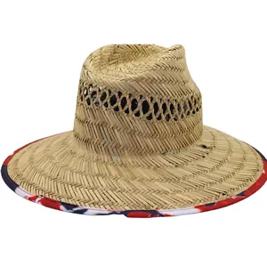 ヨーロッパとアメリカのファッション麦わら帽子夏の旅行多目的日焼け止めビーチハット