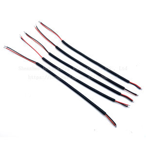 ลวดเคลือบเงาสีแดง26 # สีดำพร้อมปลอก PVC แบบ2แกนสำหรับเชื่อมต่อรถจักรยานยนต์และรถยนต์ - Product Image 1