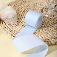 Ruban en polyester et coton mat de style coréen, double face, épaissi, pour nœuds DIY, 96 couleurs en stock, vente en gros