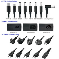 Adaptador de CA de repuesto para cargador de portátil de 5,5*1,7 65W para Acer Aspire E 15 E5 V5 V3, fuente de alimentación de adaptador de CA de 2, 2, 1, 2, 2