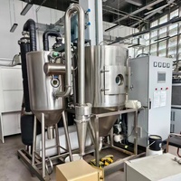 Draagbare mini sproeidroger van roestvrij staal, automatische kleine sproeidrooginstallatie voor voedselverwerking en vruchtensap.