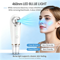 Appareil de nettoyage facial en profondeur pour usage domestique, avec 3 niveaux d'aspiration, 4 embouts interchangeables, rechargeable USB-C, en plastique