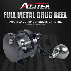 Trommelrolle Maßgefertigte CNC Vollmetall-Bootsangelrolle Baitcasting-Angelrolle Trolling-Jigging-Rolle Angelzubehör - Product Image 6