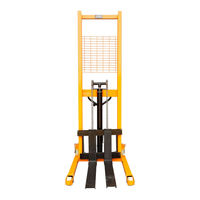 TOPTONS Achetez un transpalette manuel certifié de 1 tonne à prix réduit, transpalette hydraulique avec fourches réglables