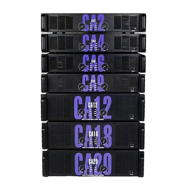 Professional CA Series  Active Digital Power Amplifier for Stage Outdoor DJ Concert Audio Sound Processor System