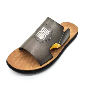 High Quality Custom Men Leather Sandal Men