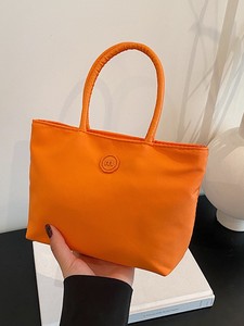 Bolso de Mano Monocromático de Gran Capacidad, Estilo Coreano, Simple y Casual, Nueva Moda de Verano 2026 - Product Image 6