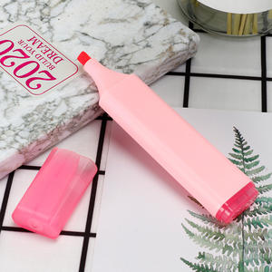 Marcadores Resaltadores de Alta Calidad, Suministro de Fábrica, Juego de Marcadores Planos de PVC para Oficina y Escuela, 6 Colores - Product Image 5