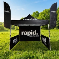 Tente de salon professionnelle en aluminium 10x10 pieds avec logo personnalisé, pour événements extérieurs, chapiteau, gazebo, auvent, carpa pliable avec sac de transport
