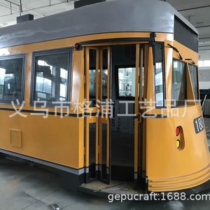 Modèle de train électrique en métal pour extérieur, réplique rétro 1:1, pour café, chariot alimentaire, usage commercial - Product Image 4