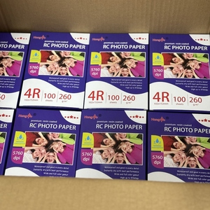 180gsm 200gsm 240gsm 260gsm 270gsm 300gsm nhựa tráng không thấm nước RC Glossy <span class=keywords><strong>Luster</strong></span> satin dệt giấy ảnh cho hộ chiếu hình ảnh - Product Image 6