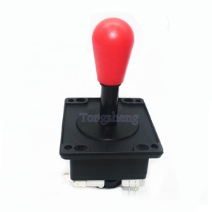 American Style Joystick COMPETITION 4/8 WAY JOYSTICK <strong>Red</strong> and Black Balltop <strong>Arcade</strong> Joystick for <strong>Arcade</strong> Game Parts - Product Image 3