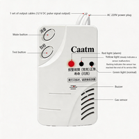 Détecteur de fuite de méthane à semi-conducteur CAATM JT-CA319N Alarme de gaz naturel adaptée aux cuisines domestiques