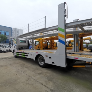 Approvisionnement d'usine Marque japonaise <span class=keywords><strong>Camion</strong></span> porte-voitures à double pont 6 Voitures <span class=keywords><strong>Camion</strong></span> de transport remorque <span class=keywords><strong>Camion</strong></span> de transport automatique à vendre - Product Image 4