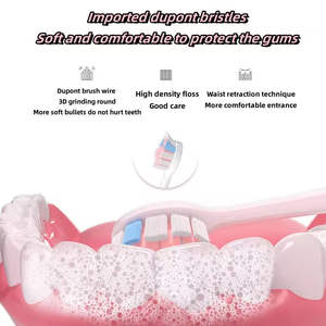 Mini Cepillo de Dientes Eléctrico Recargable Sonic IPX7 con Cerdas Suaves, 45 Días de Autonomía, Variedad de Modos de Limpieza para Uso Doméstico y de Viaje - Product Image 6