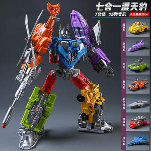 Nuevo Robot de Juguete Yuesheng Huentian Siete en Uno, Rompecabezas Transformable, Modelo de Plástico King Kong Escala 1:48 - Product Image 6