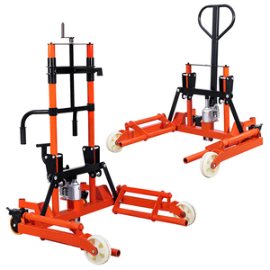 Nouveau produit : Chariot élévateur à roues réglable en hauteur pour pneus, déplaceur de roues pour démonte-pneus, chariot à double roue - Product Image 1