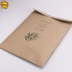 Sinicline private label herbage paper box custom eco envelope packaging from green eco packaging co ltd