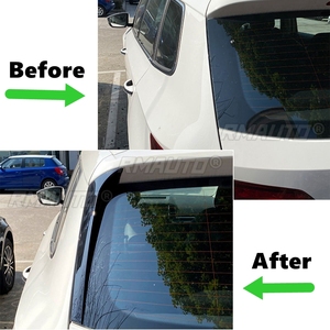 2 Pezzi Spoiler Laterale Posteriore Nero Lucido per Auto, Splitter per <span class=keywords><strong>Skoda</strong></span> <span class=keywords><strong>Karoq</strong></span> 2017-2020, <span class=keywords><strong>Accessori</strong></span> Auto - Product Image 6