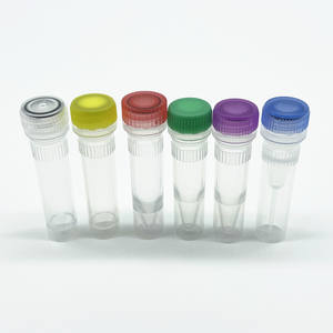 Fabrication laboratoire jetable 0.5ml 1.5ml <span class=keywords><strong>1.8ml</strong></span> 2ml <span class=keywords><strong>tube</strong></span> cryogénique autoportant avec joint torique d'étanchéité - Product Image 1