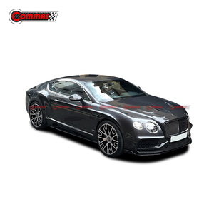 Kit carrosserie style MSY en fibre de carbone pour Bentley Continental GT 2012-2018 : pare-chocs avant, jupes latérales, calandre principale, kit de tuyaux d'échappement - Product Image 2