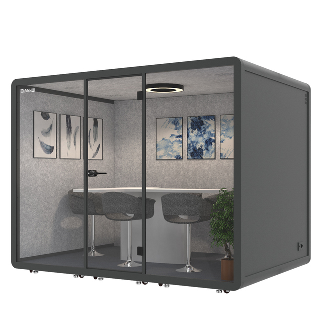 Easy Installation Acoustic Soundproof Drum Booth Movable Silence Soundproof Booth Office Pod Meeting Pod for Sale