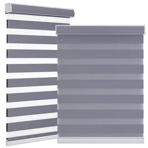 Cordless zebra blind roller shades window zebra blinds day and night roller blinds finestra francese