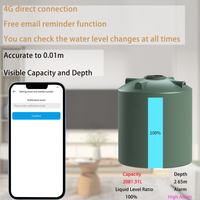 Tlc2206-Esp Instrumento de Medición de Volumen y Nivel de Tanque 4G y WiFi, Monitor de Nivel de Agua de 3 Metros, Sensor de Nivel Ultrasónico API