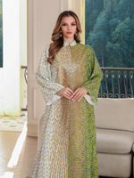 SMT154 été nouveau musulman Patchwork Sequin Robe moyen-orient vêtements dubaï Abaya musulman imprimé Robe
