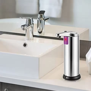 Touchless Stainless Steel <b>Automatic</b> Smart Induction Hand Wash Container <b>Dispenser</b> <b>Soap</b> <b>Dispenser</b> for Bathroom Kitchen - Product Image 2