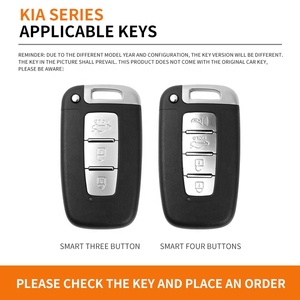 Couverture de clé de voiture en alliage de Zinc TPU pour <span class=keywords><strong>KIA</strong></span> <span class=keywords><strong>Sportage</strong></span> Forte support de télécommande - Product Image 2