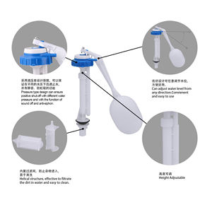 Accesorio de inodoro de plástico, válvula de llenado de gallo de bola de <span class=keywords><strong>cisterna</strong></span>, válvula de entrada inferior, accesorio de tanque - Product Image 5