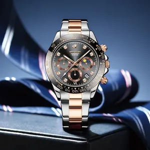 <span class=keywords><strong>Montre</strong></span>-<span class=keywords><strong>bracelet</strong></span> de luxe en or rose, étanche 3ATM, <span class=keywords><strong>montre</strong></span> sport à quartz pour homme, <span class=keywords><strong>montre</strong></span>-<span class=keywords><strong>bracelet</strong></span> étanche pour affaires - Product Image 5