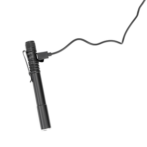 USB C bút ánh sáng <span class=keywords><strong>3W</strong></span> LED Torch với built-in pin khẩn cấp cầm tay đèn pin với clip Type-C có thể sạc lại UV Penlight - Product Image 4