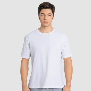 Camiseta de color sólido de estilo básico para <span class=keywords><strong>hombre</strong></span> de estilo Lulu, camisetas deportivas para correr, camiseta de entrenamiento para <span class=keywords><strong>hombre</strong></span> de secado rápido <span class=keywords><strong>XXL</strong></span> - Product Image 4