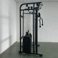 TOPFIT Appareil d'entraînement fonctionnel multifonctionnel pour la gym, avec Crossover à câbles, Smith Machine et Power Rack