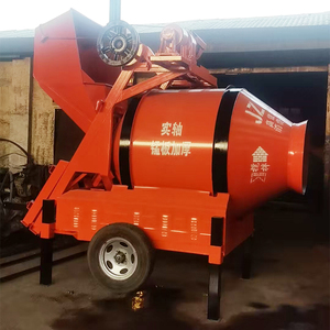 TONGXING Betoniera Economica Jzc 480L con Ribaltamento a Tamburo, Fune Metallica Reversibile, Tramoggia, Pompa d'Acqua 20M/H, Macchina Miscelatrice per Cemento - Product Image 5