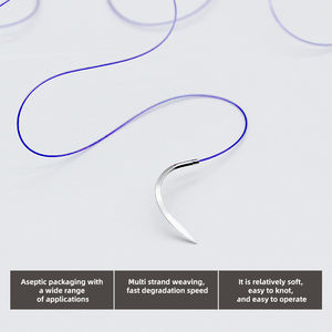 Sutura Chirurgica Veterinaria Sterile Assorbibile in Poliglactina Catgut Cromico 2/0 con Ago - Product Image 5