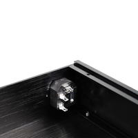 Boîtier en aluminium usiné CNC pour décodeur, châssis DAC Hi-Fi anodisé DIY, boîtier d'amplificateur de puissance certifié CE, taille personnalisée