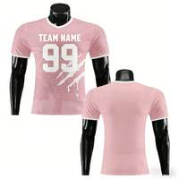 Uniforme de football américain rétro unisexe grande taille de qualité supérieure, ensemble complet, technologie de découpe automatisée, design d'impression numérique personnalisé, short