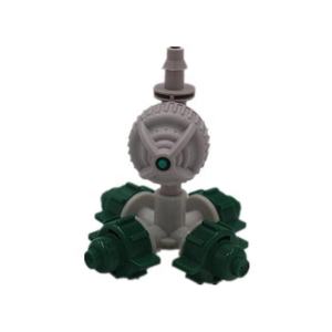 Arroseur <span class=keywords><strong>d</strong></span>'irrigation <span class=keywords><strong>pour</strong></span> plantes <span class=keywords><strong>de</strong></span> serre <span class=keywords><strong>de</strong></span> jardin, brumisateur à 4 voies, <span class=keywords><strong>buse</strong></span> <span class=keywords><strong>de</strong></span> brumisation croisée avec connecteur Anti-goutte - Product Image 2