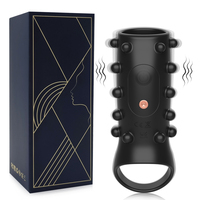 Anillo Vibrador para Pene, Nuevo Tipo, Recargable Magnético, Entrenador Masculino, Bienestar Íntimo